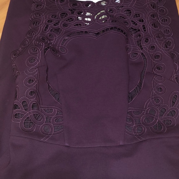 Ted Baker Maroon Bodycon Dress - Picture 4 of 8